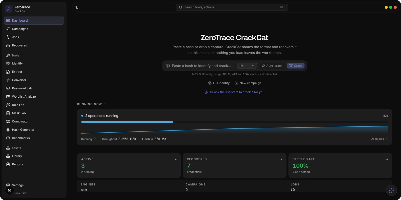 CrackCat app: Overview
