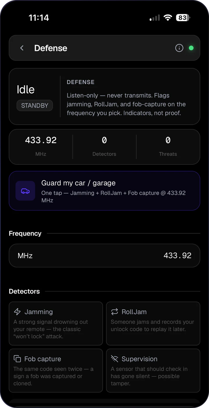 Echo app: Defense