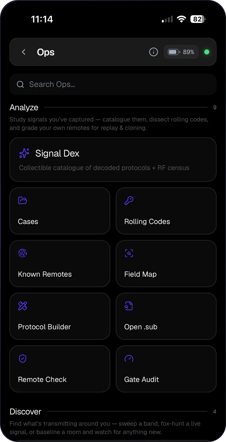 Echo app: Operations