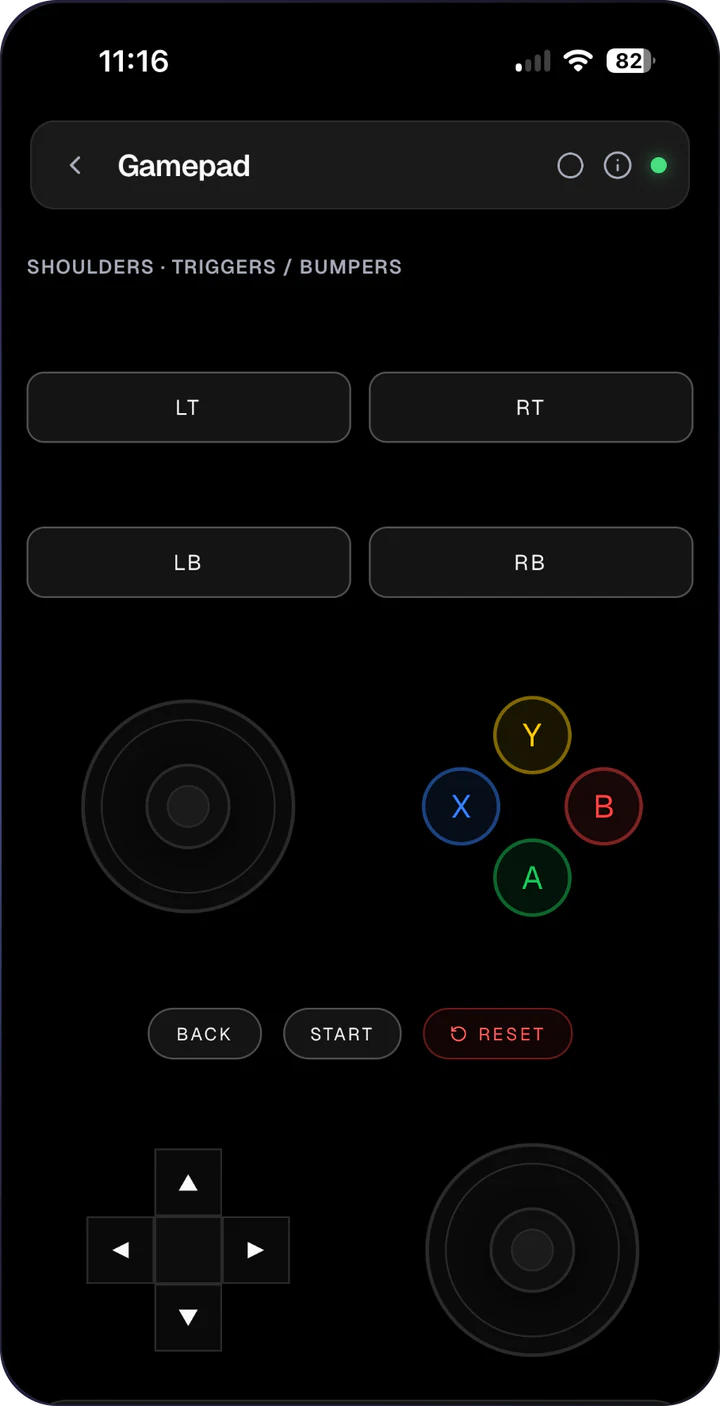 Dongle app: Gamepad