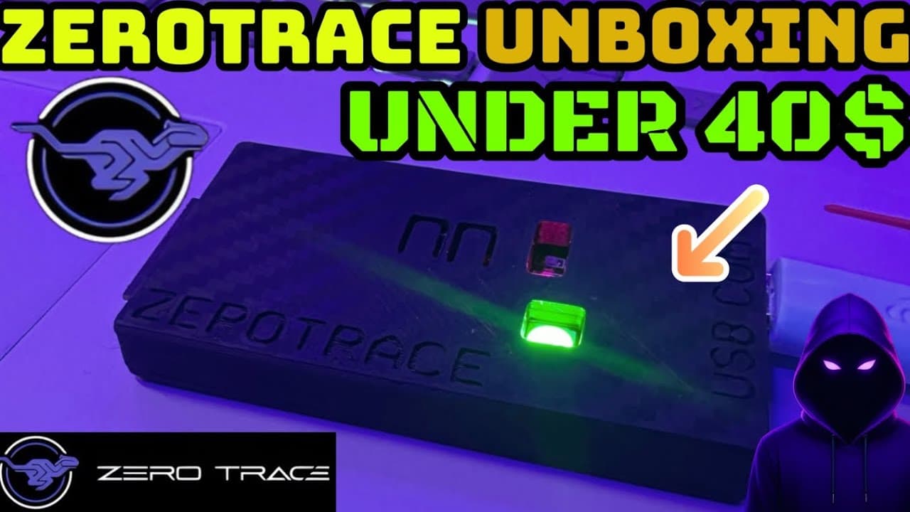 ZeroTrace Unboxing – NEW Beginner Friendly Cyber Security Tool For Under $40 + Quick Review!