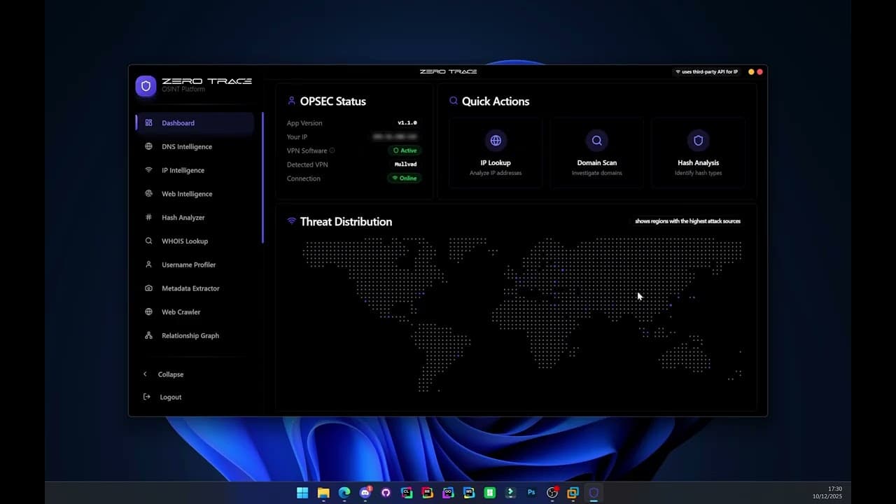 ZeroTrace OSINT | Installation