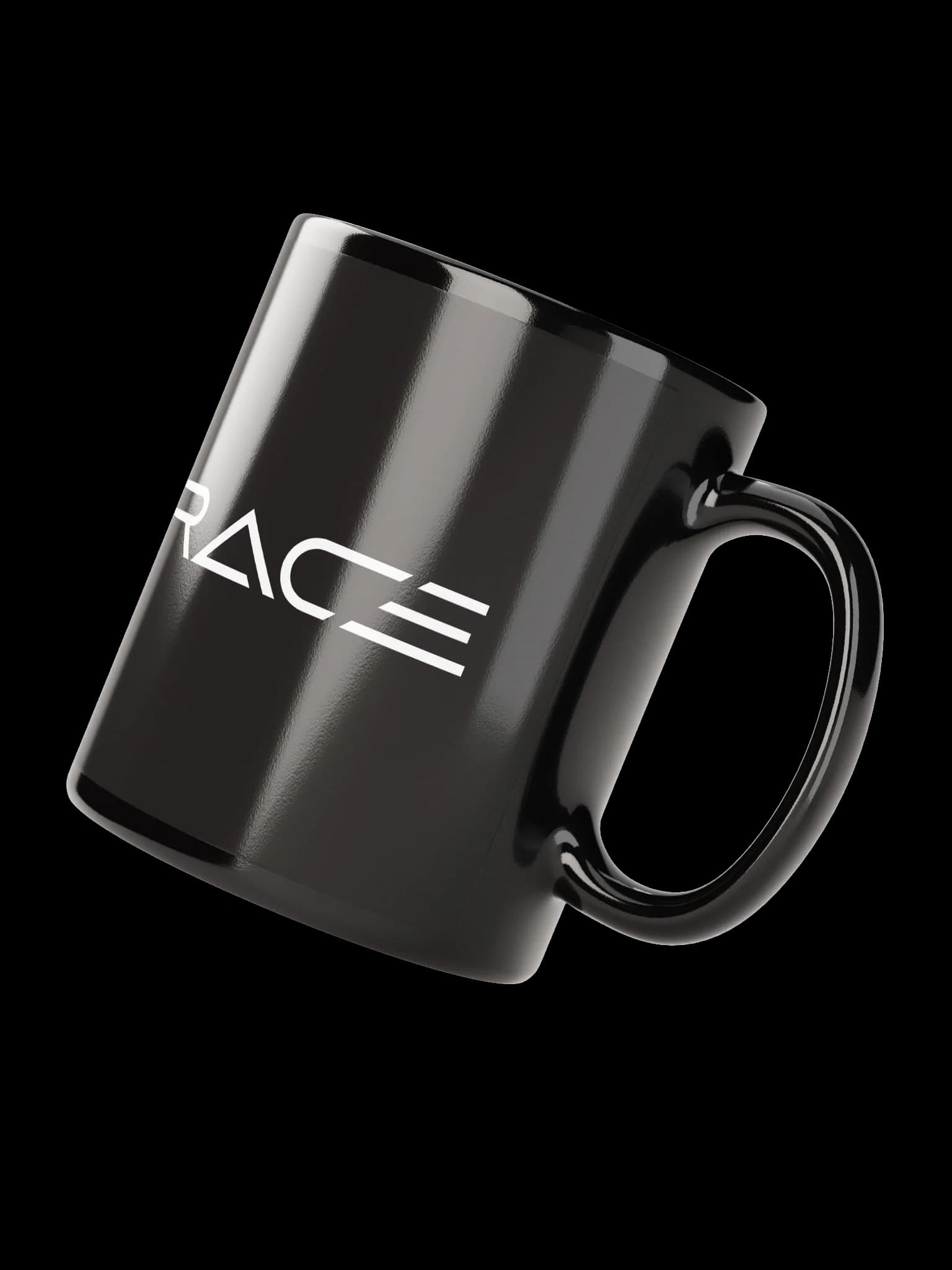 Black Glossy Mug, image 4 of 6