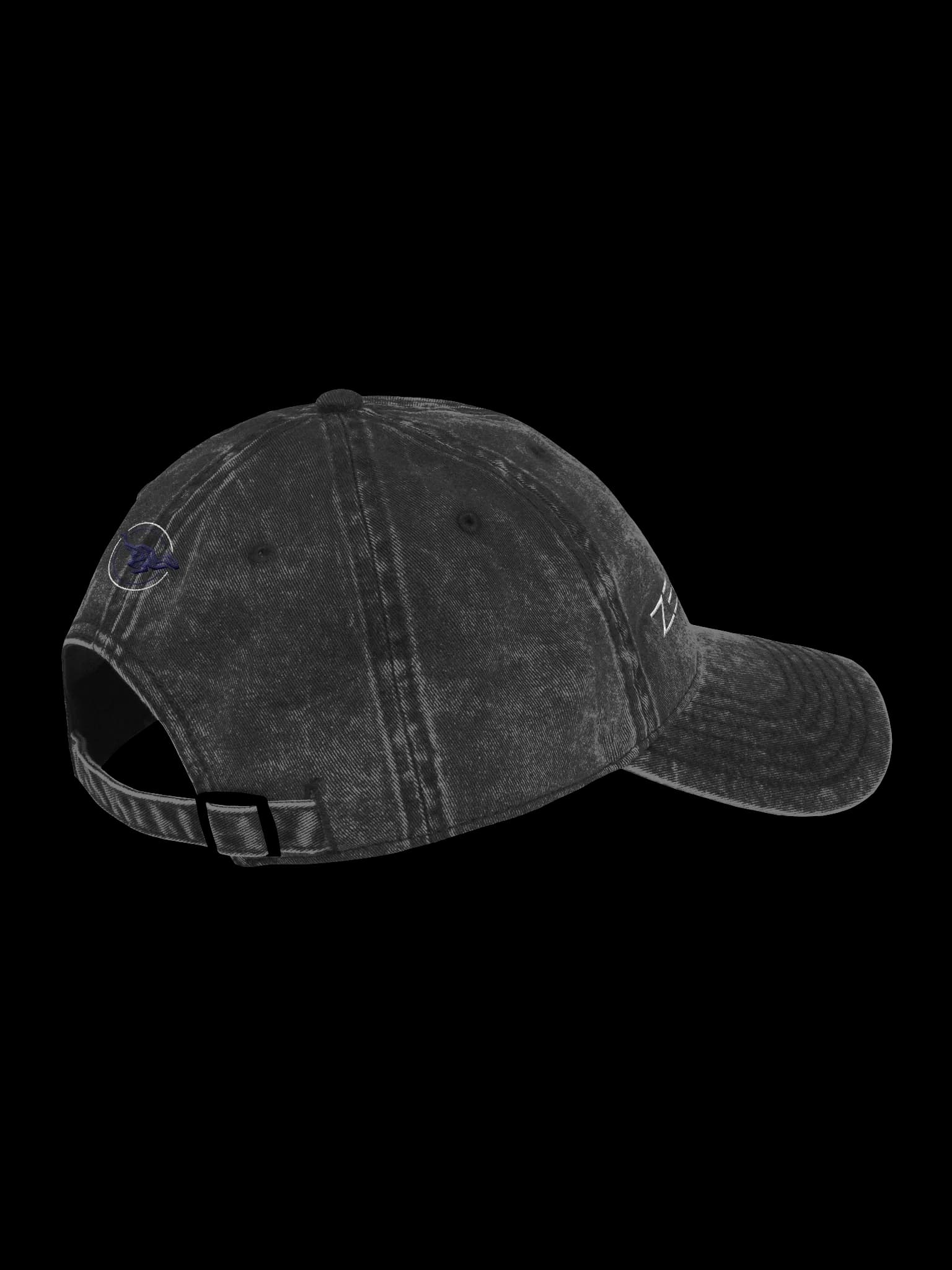 Black Vintage Wash Hat, image 4 of 7